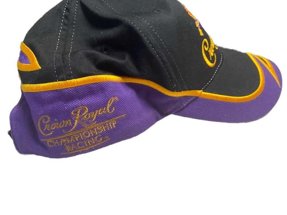Crown Royal Championship Racing Embroidered Mesh Strapback Hat View 2